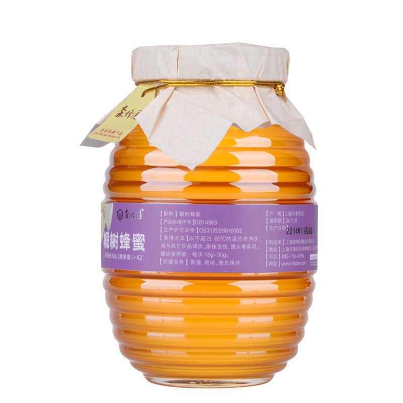 [苏宁超市]森蜂园 椴树蜂蜜 1kg