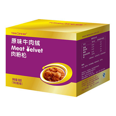 培康(TakeCare) 儿童零食 原味牛肉绒肉粉松100g(10小袋分装)