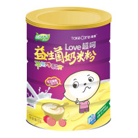 [苏宁自营]培康(TakeCare) 宝宝辅食 超呵益生菌奶米粉苹果味配方425g(适合辅食初期-18个月)