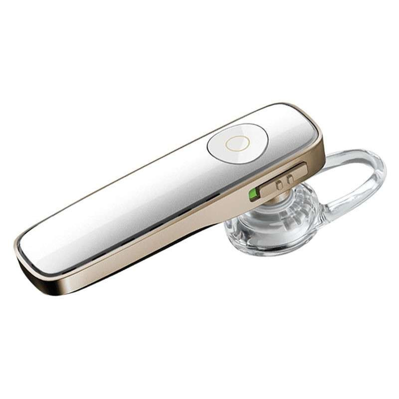 缤特力 M180 商务蓝牙耳机 通用型 耳挂式 玫瑰金色+钢琴烤漆珍珠白色