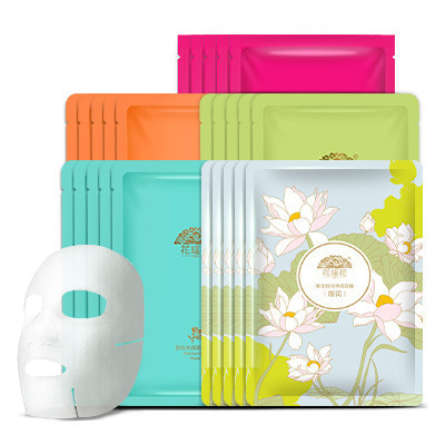 [苏宁超市]花瑶花全效护理套装30ml*25片(白茶+百合+金银花+玫瑰+莲花)