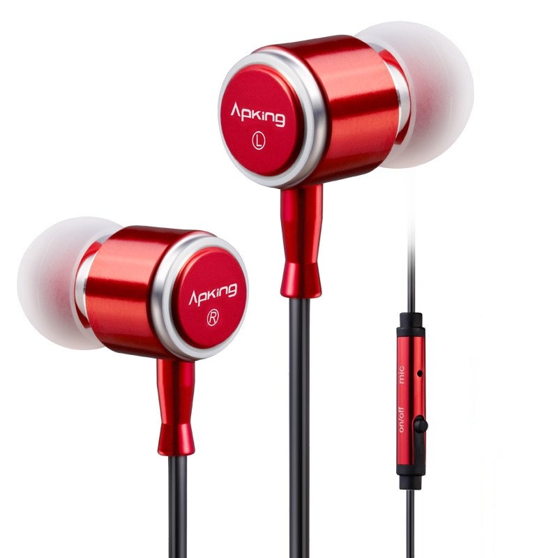 爱谱王(∧pking) IP-E231V -3 重低音入耳式金属手机耳机 可通话