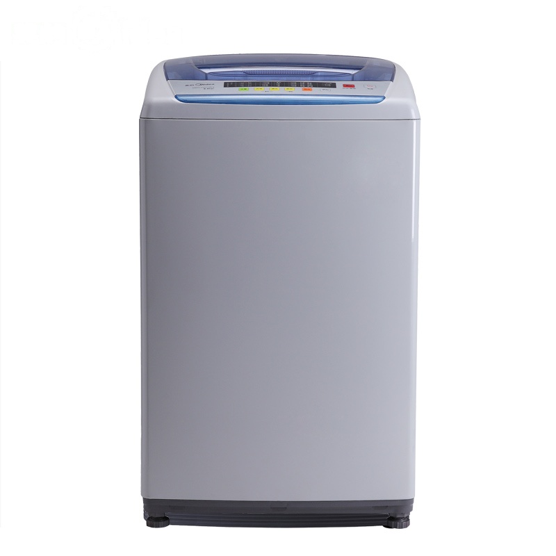 美的(Midea)MB60-V2011WL 6公斤 全自动洗衣机 雨滴内筒 一键脱水 桶自洁 家用 灰色
