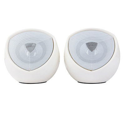 乐放(LOYFUN) LF-910 3D立体环绕/强悍低音/多媒体音箱/(线控版)笔记本/台式机/平板/手机全兼容(白色