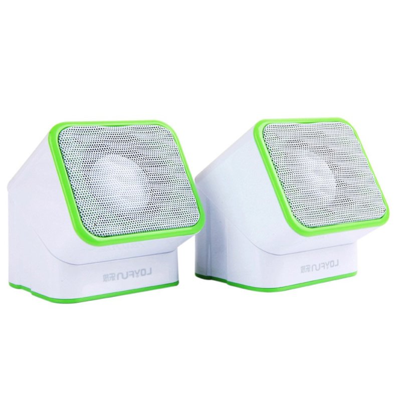 乐放(LOYFUN) LF-809S (多功能变型音箱)笔记本多媒体低音炮/(线控)兼容手机\平板多媒体音箱(绿色)