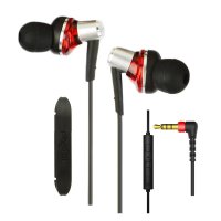 芙洛蒂(Phrodi) Pod-300 手机耳机/HIFI音质+高清通话/智能线控/低音立体声耳机(红色)
