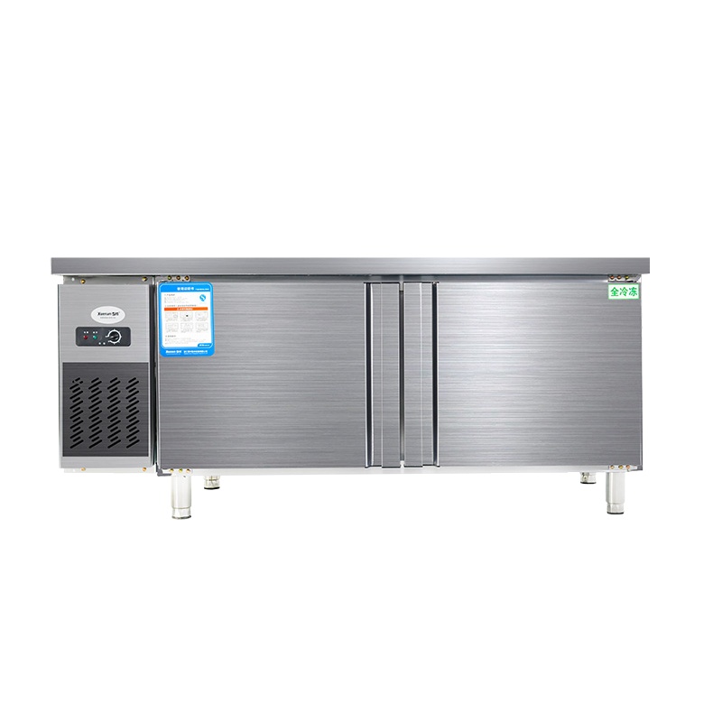 雪村(Xuecun)PLR-12N2 1.2米全冷藏 工作台 卧式冷柜 商用厨房保鲜柜 不锈钢 商用冷柜 冰柜