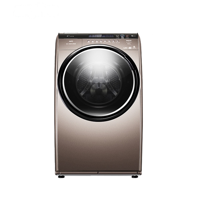 三洋(SANYO)DG-L8033BACX 8公斤 滚筒洗衣机 DD直驱变频 空气洗 (摩卡金)