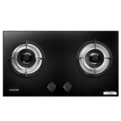 德意(DE&E)燃气灶JZT-711B(液化气)钢化玻璃燃气灶具4.0Kw大火力嵌入式灶具节能煤气灶双眼灶
