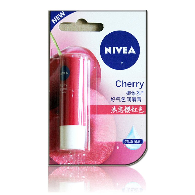 NIVEA 妮维雅 星星之恋润唇系列（丝润樱桃）4.8g （新老包装 随机发放）