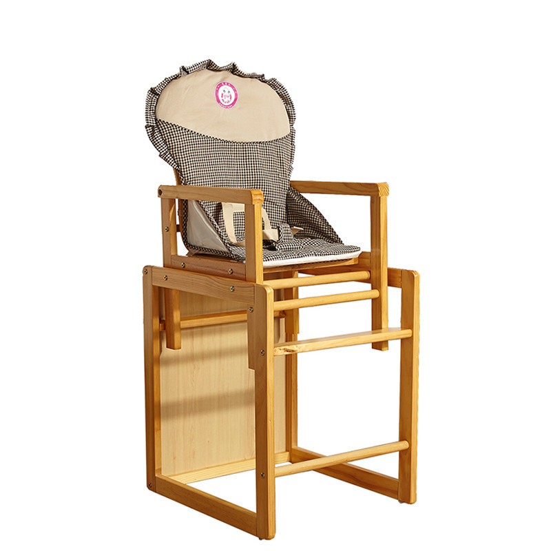 苏宁自营]李贝儿(LIBEIER)组合式儿童实木餐椅SY202A 50*48*100厘米 带坐垫