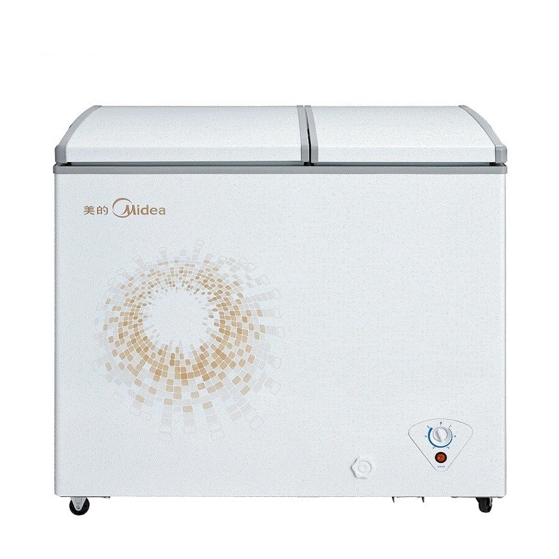 美的(Midea)BCD-182DKMA182升 冷冻冷藏 双温控制 卧式大冷冻力家用商用冰柜冷柜