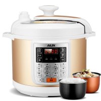 奥克斯(AUX) Y503SC 电压力锅 加厚双胆智能精控火候 5L电脑版电压力锅/压力煲饭煲