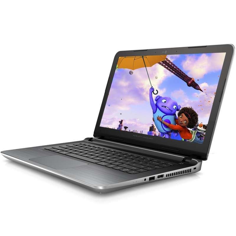 惠普(HP) Pavilion 14-ab005TX 笔记本电脑(i5-5200U/4G/500G/2G 独显/银)