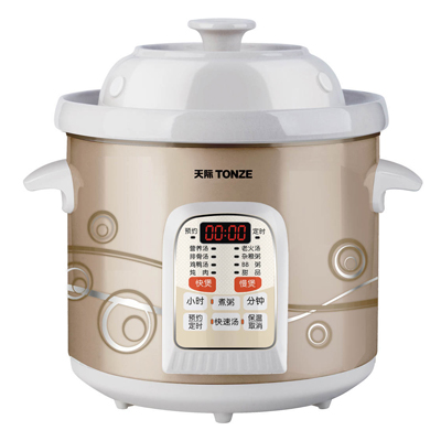 天际(TONZE)电炖锅DGD40-40CWD白陶瓷4L 煲汤煮粥电煲汤锅 预约定时 全自动