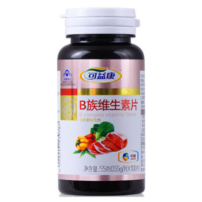 [苏宁超市][苏宁自营]中粮可益康B族维生素片0.55g/片x100片