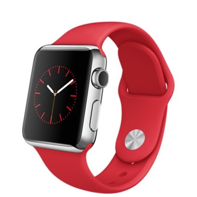 APPLE MLLD2ZP/A 38MM SS CASE PRODUCT RED SPORT BAND WATCH