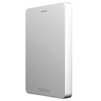 [赠送硬盘包]东芝(TOSHIBA)Alumy系列 1T移动硬盘 2.5英寸USB3.0 尊贵银