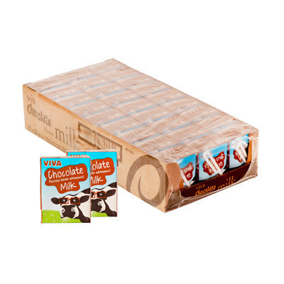 韦沃VIVA牛奶(巧克力口味)200ml*27盒英国进口
