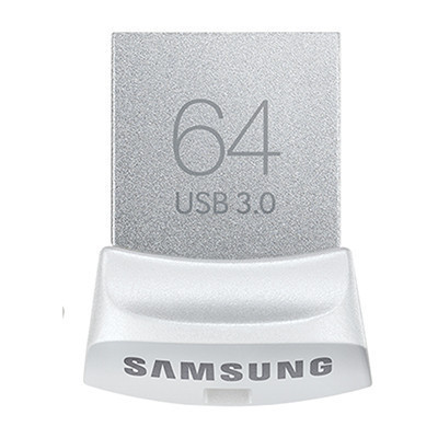 三星(SAMSUNG)FIT系列 64G 金属五防 车载迷你 USB3.0 高速闪存盘 U盘 MUF-64BB/CN