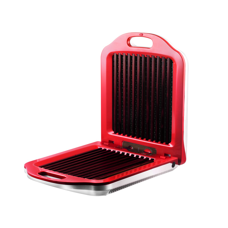 奔腾(povos)取暖器PN1201 200W 双人可折叠 磁吸式锁扣 红外电热膜发热 无极调温