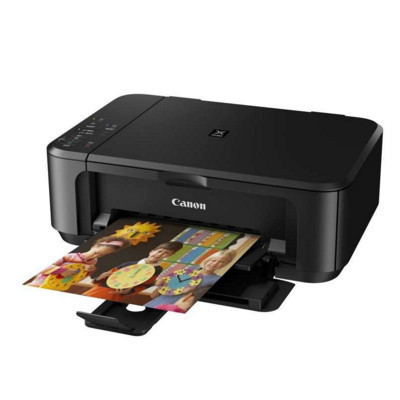 佳能（Canon）MG3680 家用无线彩色照片喷墨打印机一体机 至酷黑 （打印 复印 扫描 WIFI）