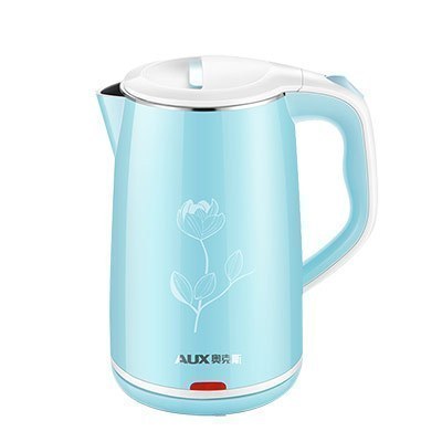 AUX/奥克斯 HX-A5111电热水壶烧水壶 保温防烫开水壶电水壶开水煲双层防烫食品级304不锈钢