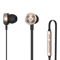 PPTV 入耳式线控耳机 香槟金色