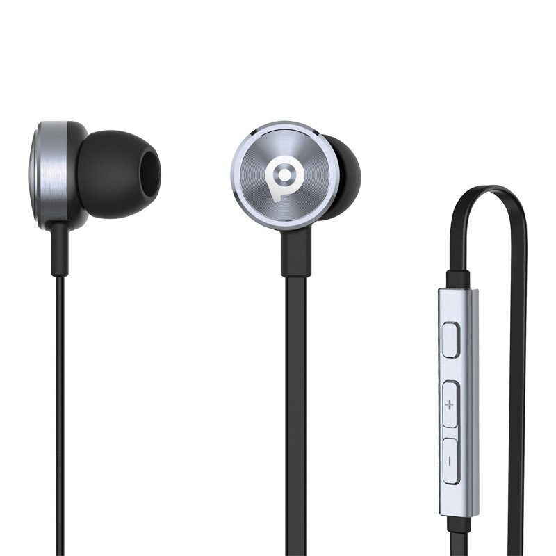 PPTV 入耳式线控耳机 铁灰色