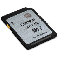 金士顿(Kingston)64GB UHS-I Class10 SDXC存储卡(SD10VG2/64GB)相机存储卡