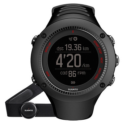 SUUNTO AMBIT3 RUN颂拓拓野3R酷黑心率GPS跑步石英腕表