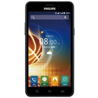 Philips飞利浦手机V526海军蓝GSM移动联通Android安卓双4G智能手机 5.0英寸5000毫安