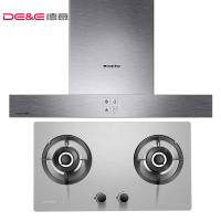 德意(DE&E)烟灶套餐826T+712G(液化气)欧式抽油烟机套餐20大吸力吸油烟机灶具套装抽油烟机套餐