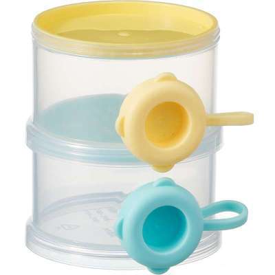 日康便携三层奶粉盒 PP材质 90x138mm RK-3622