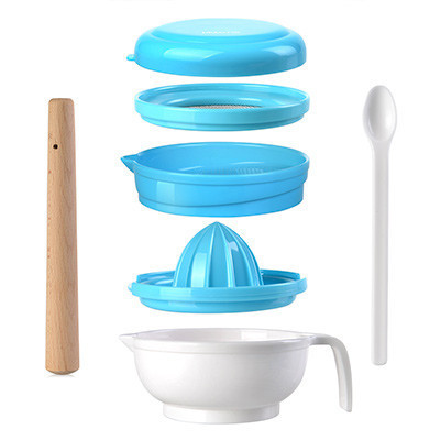 亲亲我(kidsme) 多功能辅食研磨器(蓝色)
