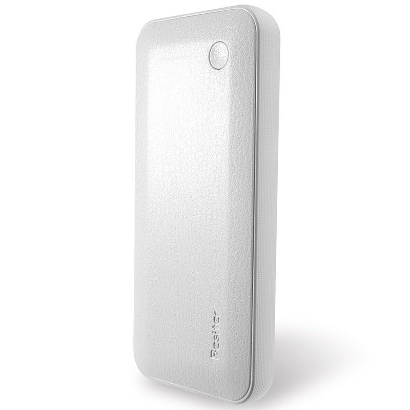 倍斯特（Besiter）12000mAh 移动电源/充电宝 聚合物 双USB输出 0141普罗米 白色