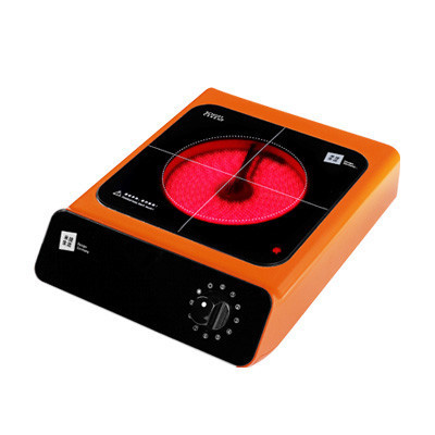 米技(MIJI)Home Q6 橙色 德国电陶炉 电磁炉 迷你稳定控温茶炉 远离高频辐射 煮茶 烧烤 静音 不挑锅