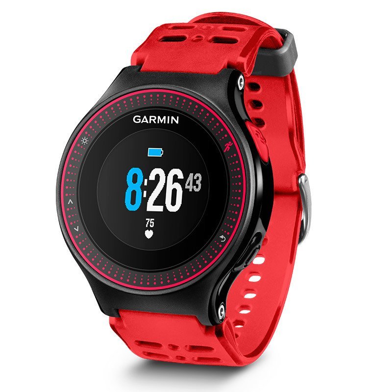 GARMIN 腕式无线电导航设备FORERUNNER225腕式光学心率测量(红色)