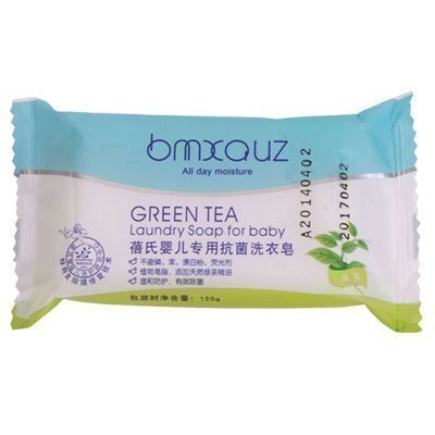 蓓氏bmxouz婴儿专用洗衣皂(绿茶)120g 有香味洗衣皂 120g