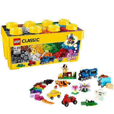 LEGO乐高经典创意系列中号积木盒10696 男孩女孩4-99岁生日礼物 玩具积木