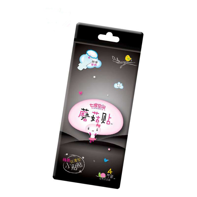 七度空间丝薄系列蘑菇贴夜用 小贴 4片装