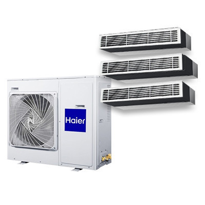 海尔(Haier)RFC100MXSAVA(G) 两室一厅60~80㎡ 家用中央空调一拖三多联机