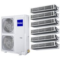 海尔(Haier)RFC180MXSAVA(G) 五室一厅120~160㎡ 家用中央空调超薄一拖六