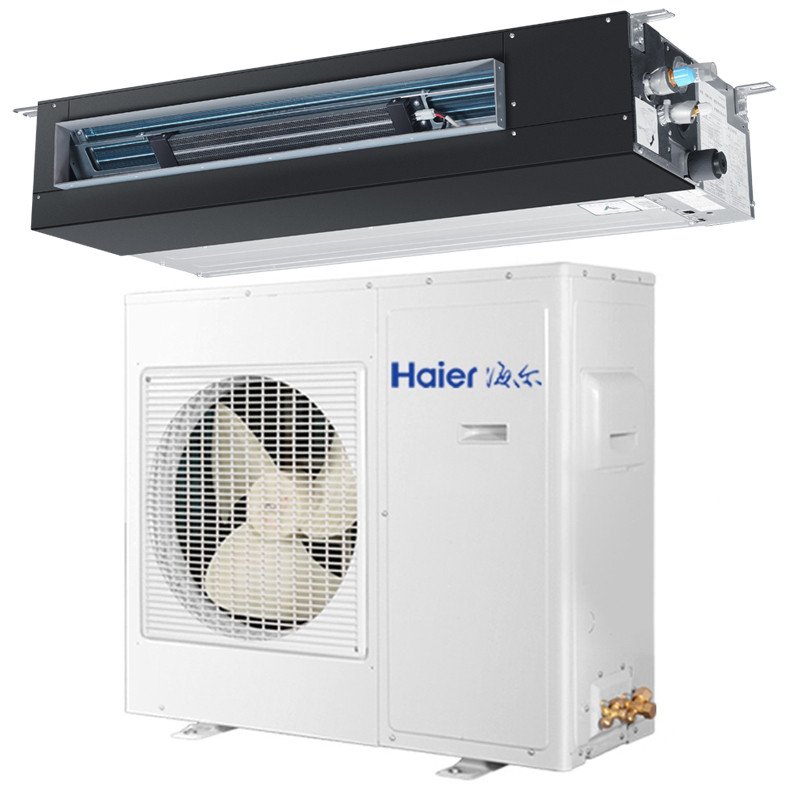 海尔(Haier)KFRd-36NW/53CAA12 家用中央空调1.5匹超薄风管机 包8米铜管 免人工费 220V