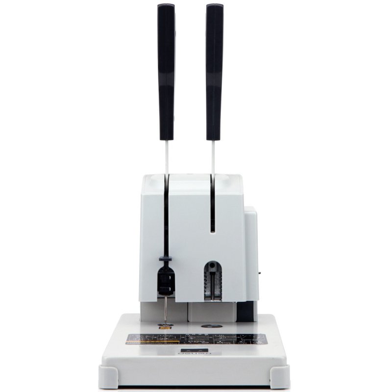 得力3886财务凭证装订机(白)