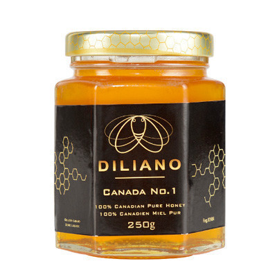 帝丽爱诺(DILIANO)四叶草蜂蜜 250g 单瓶装 加拿大进口蜂蜜冲调