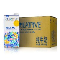 多恩瑞福 全脂纯牛奶1L*12盒 澳大利亚进口