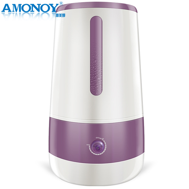 雅美娜(AMONOY)加湿器MJS-618 家用办公室卧室超声波空气增湿器