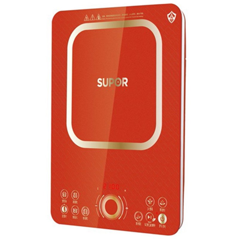 苏泊尔 SUPOR 电磁炉 SDMCB52-210 密集火电磁炉 彩色面板 旋控 送炒锅深汤锅