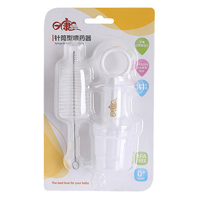 [苏宁自营]日康(rikang)针筒型喂药器 RK-3606 宝宝吃药灌喂器防呛 安全环保无毒